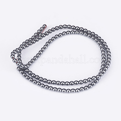 Non-Magnetic Synthetic Hematite Beads Strands&nbsp;X-G-D015-2