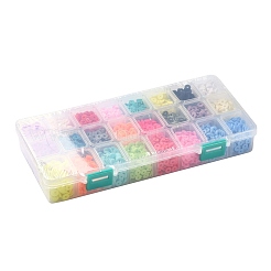 240g 24 Colors Handmade Polymer Clay Beads&nbsp;CLAY-JP0001-09-6mm