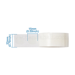 バルーンアタッチメント接着剤ポイント  取り外し可能な接着剤ポイントステッカー  透明  18mm  ポイント：直径約12mm  約100ポイント/ロール&nbsp;DIY-TAC0006-06