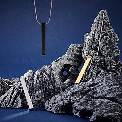 DIY Rectangle Pendant Necklace Making Kits&nbsp;DIY-UN0003-52