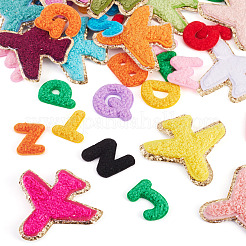 76Pcs 2 Sets 2 Styles Polyester Clothing Patches&nbsp;PATC-TA0001-42
