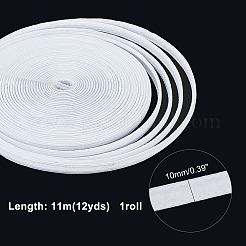 プラスチックシェーパー配管  綿布のアウトソーシング  服飾材料  ホワイト  10mm  12ヤード/ロール&nbsp;DIY-WH0259-84A