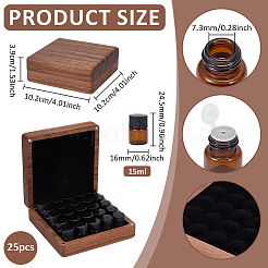 25Pcs Glass Essential Oil Bottle&nbsp;MRMJ-WH0091-14