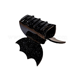 Halloween Cellulose Acetate Glitter Powder Claw Hair Clips&nbsp;PW-WG85EF2-01