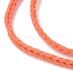 コットン糸  DIYの工芸品について  ギフトラッピングとジュエリー作り  トマト  3mm  約150m /ロール&nbsp;OCOR-F013-09