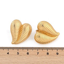 Heart 304 Stainless Steel Stud Earrings&nbsp;EJEW-L287-071G