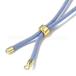 3MM Adjustable Round Nylon Braided Cord Bracelet Making&nbsp;FB-CBAA152-04G-30