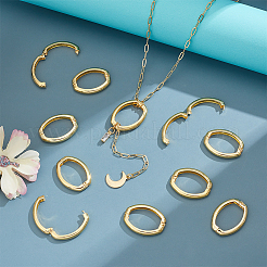 20Pcs Brass Twister Clasps&nbsp;KK-UN0005-31