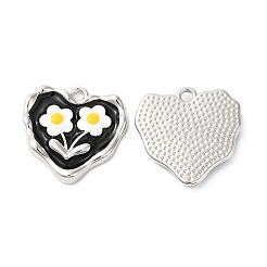 Alloy Enamel Pendants&nbsp;ENAM-D050-12P