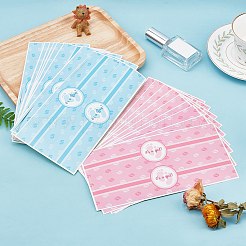 2袋2色粘着ステッカーと紙ステッカー  誕生日のテーマパーティーのために  長方形  ミックスカラー  11x22.6x0.02cm&nbsp;DIY-PH0002-22