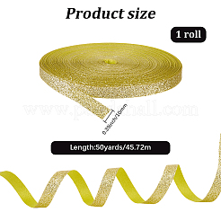 50 Yards Glitter Powder Polyester Ribbon&nbsp;OCOR-CY0002-42B