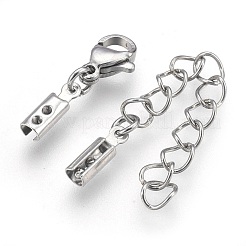 Tarnish Resistant 304 Stainless Steel Chain Extender&nbsp;X-STAS-P207-01P-C