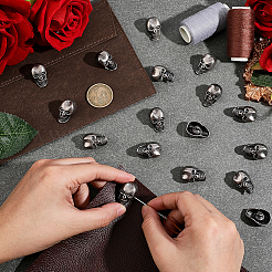 20Pcs Alloy Shank Buttons&nbsp;BUTT-PH0001-82B-B
