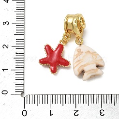 Brass Micro Pave Clear Cubic Zirconia Pendants&nbsp;KK-CBA74BF-06G