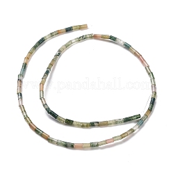 天然石インディアン瑪瑙ビーズ連売り  コラム  4x2.5mm  穴：1mm  約87個/連  14.88~15.12インチ（37.8~38.4cm）&nbsp;G-M389-14