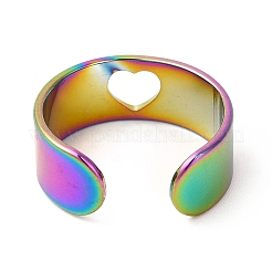 Ion Plating(IP) 201 Stainless Steel Ring&nbsp;RJEW-E063-05M