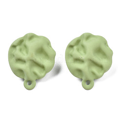 Spray Painted Iron Stud Earring Findings&nbsp;IFIN-N008-015A