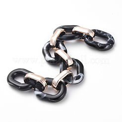Imitation Gemstone Style Acrylic Handmade Cable Chains&nbsp;AJEW-JB00517