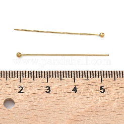 304ステンレススチールヘッドピン  イオンプレーティング（ip）  18KGP本金メッキ  34.5mm&nbsp;STAS-Z178-17G-01