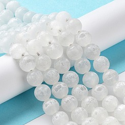 Natural Selenite Beads Strands&nbsp;G-F706-12B-02C