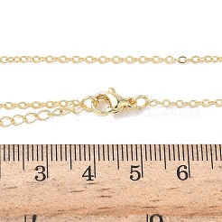 Brass Cable Chain Necklaces&nbsp;NJEW-G183-03G-03