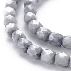 Opaque Baking Paint Glass Beads Strands&nbsp;EGLA-N006-008-A04