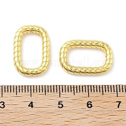 合金フレームコネクター  ツイストオーバル  18KGP本金メッキ  19x13x3mm  内径：14x7.5mm&nbsp;FIND-G085-08A-G