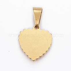 304 Stainless Steel Pendants&nbsp;X-STAS-H372-36G