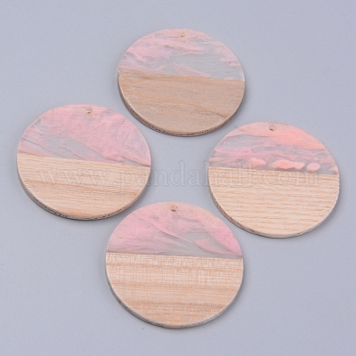 Resin & Wood Pendants&nbsp;RESI-R428-03B-1