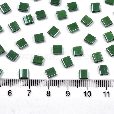 FGB 2-Hole Glass Seed Beads&nbsp;SEED-S031-L-ST127-1