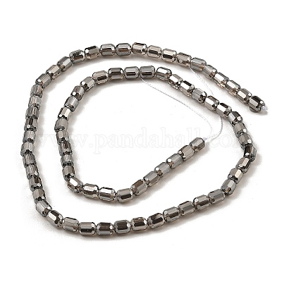 Electroplate Transparent Glass Beads Strands&nbsp;GLAA-C029-02A-02-1