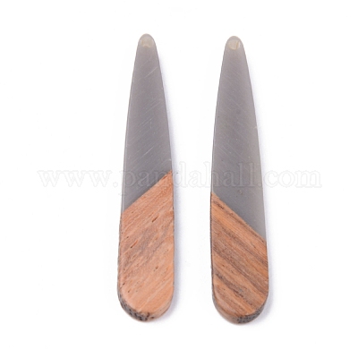 Resin & Walnut Wood Pendants&nbsp;RESI-S358-40O-1