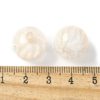 Two Tone Transparent Acrylic Beads&nbsp;OACR-D304-02H-1