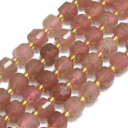 Natural Strawberry Quartz Beads Strand&nbsp;G-I376-D09-01-1