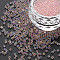 DIY Nail Art Decoration Mini Glass Beads, Tiny Caviar Nail Beads, AB Color Plated, Round, No Hole, Pink, 2mm, about 450g/bag