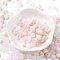 Glass Beads, Faceted, Rondelle, Pink, 8x6mm, Hole: 1mm, about 1210pcs/500g