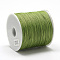 Polyester Threads, Chinese Knotting Cord, Olive Drab, 0.8mm, about 131.23~142.16 yards(120~130m)/roll