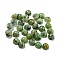 Natural African Turquoise(Jasper) Cabochons, Half Round, 3x1.5mm
