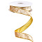 Polyester Ribbon, Single Face Velet, Navajo White, 1 inch(25mm), about 10.00 Yards(9.14m)/Roll