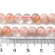 Natural Cherry Blossom Agate Beads Strands&nbsp;G-B130-6mm-02-5