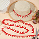 Polyester Pom Pom Ball Tassel Lace Ribbon&nbsp;DIY-WH0683-63A-4