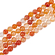 2 Strands Natural Red Agate Beads Strands&nbsp;G-OC0004-25-1