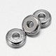 Flat Round Brass Spacer Beads&nbsp;KK-L106A-01P-1