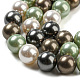 Polished Shell Pearl Bead Strands&nbsp;BSHE-F013-07D-3