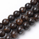 Natural Bronzite Beads Strands&nbsp;G-S272-01-8mm-1