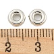 CCBプラスチックビーズ  丸いリング  プラチナ  6x2mm  穴：2mm&nbsp;CCB-L014-01A-P-3