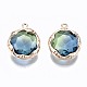 Glass Charms&nbsp;X-GLAA-S193-032A-1