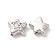 Brass Cubic Zirconia Beads&nbsp;KK-Q773-01P-01-1