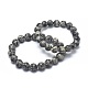 Natural Sesame Jasper/Kiwi Jasper Bead Stretch Bracelets&nbsp;BJEW-K212-A-033-7