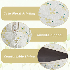 2Pcs 2 Styles Portable Travel Polyester Cosmetic Zipper Storage Clutch Bags&nbsp;ABAG-CY0001-01D
